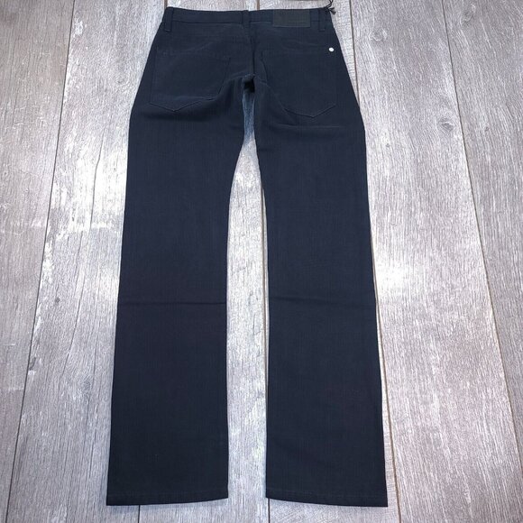 Baldwin Jeans Mens 29x32 The Slim Straight Corduroy Black Samuel USA Made - Picture 3 of 10